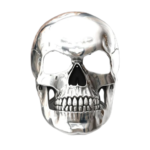 Bague Tête De Mort Argenté