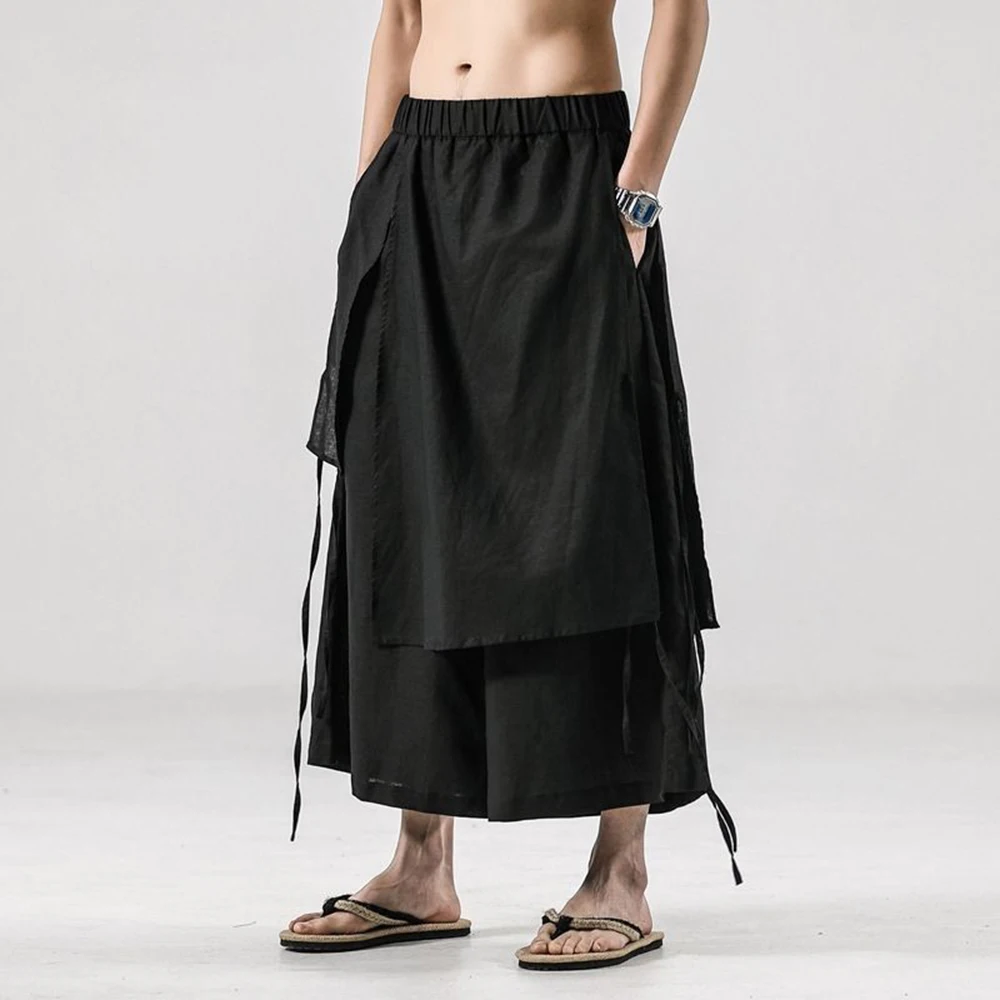 Pantalon jupe pirate en tissu léger pour événements déguisés