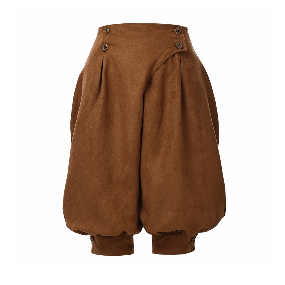 pantalon de pirate large design en polyester coloré avec coupe ample