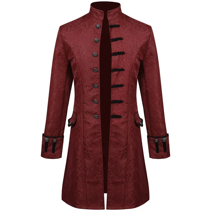 Veste de pirate rouge vue avant