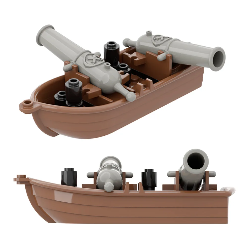 mini chaloupe pirate jouet pour enfant vue de côté