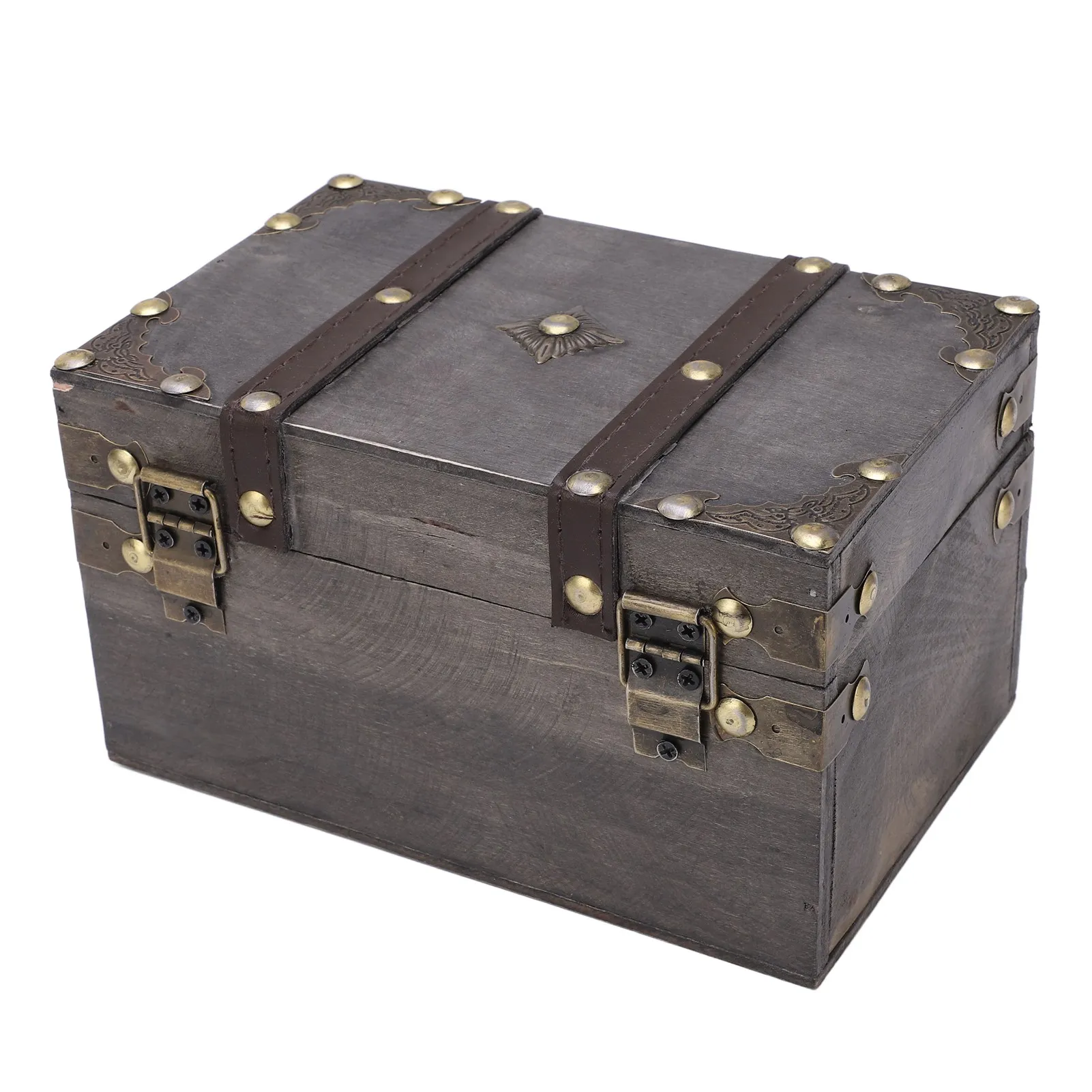 coffre pirate rétro avec cadenas à code
