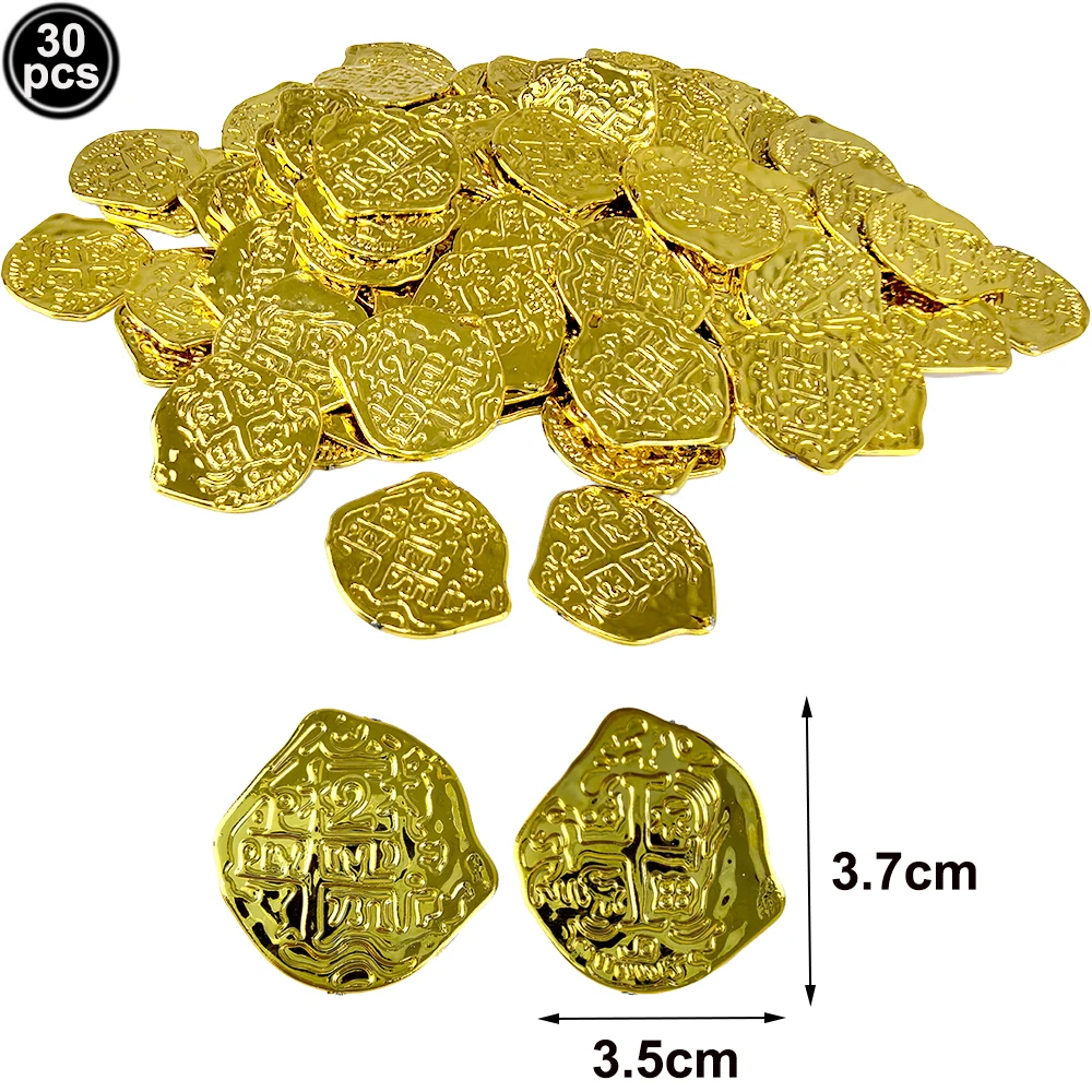 30pcs Gold coins 1