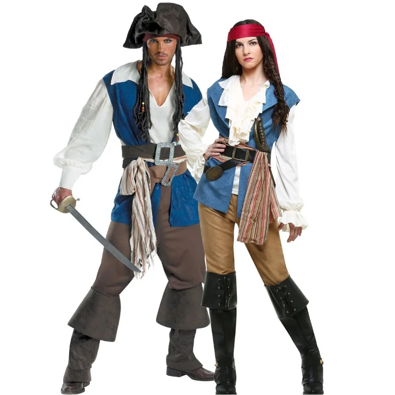 Déguisement pirate avec coiffe et gilet