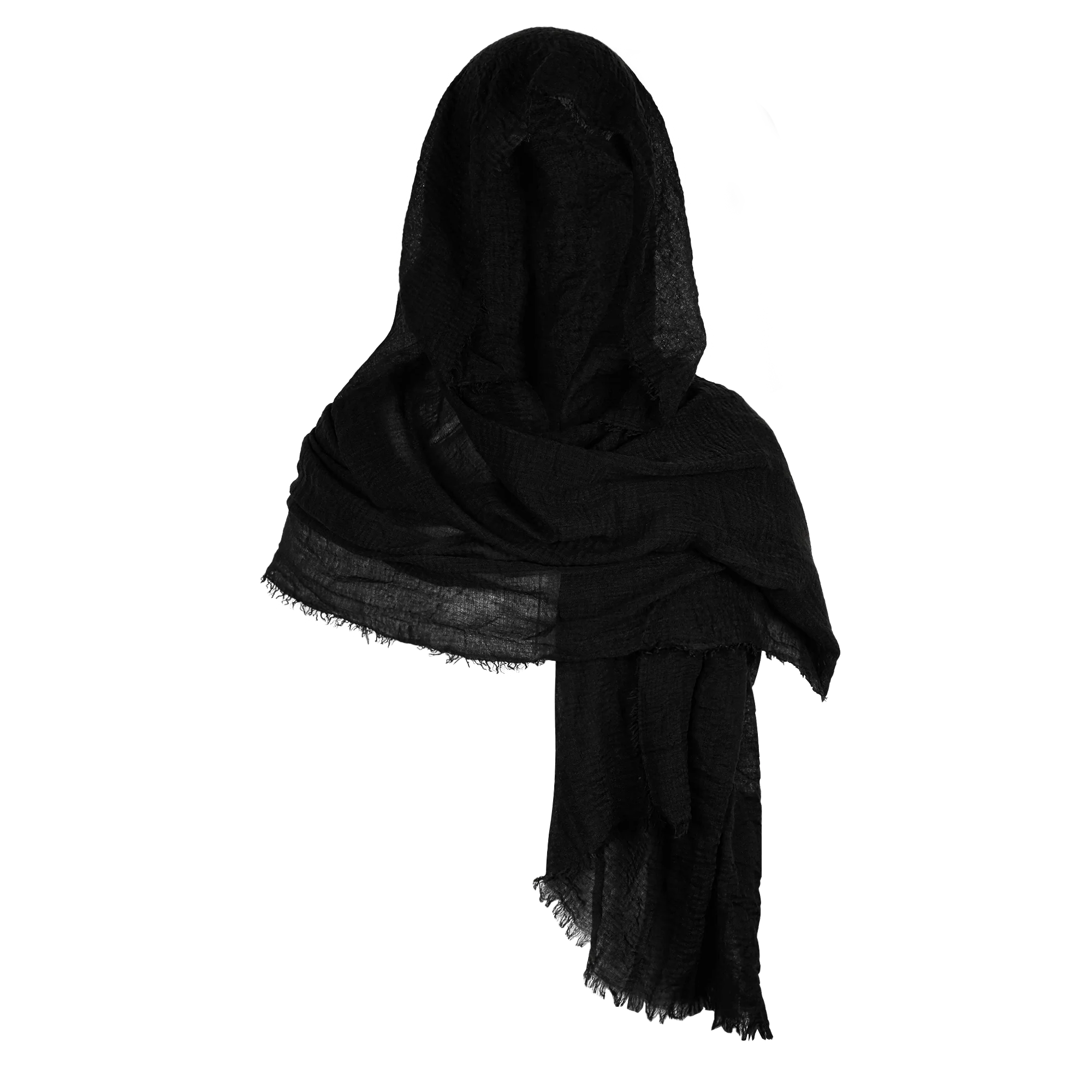 Détail de la cape de pirate avec capuche