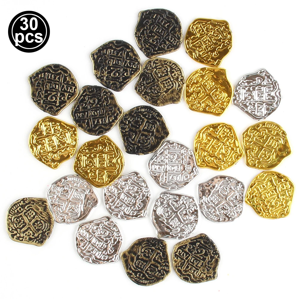 60pcs Plastic coins 1