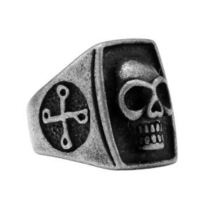 Bague Tête De Mort Gros Oeil Pirate