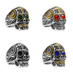 Bague Tête De Mort Style Pirate Royal