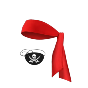 Bandana Et Petit Cache Oeil Pirate
