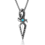 Collier Dague Serpentard Style Pirate