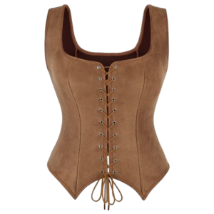 Corset Femme Pirate Marron