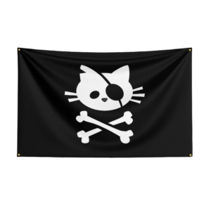 Drapeau Chat Pirate