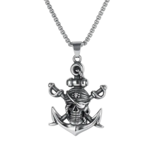 Pendentif Ancre Mortelle De Pirate